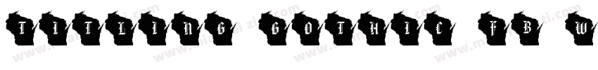 titling gothic fb wi字体转换